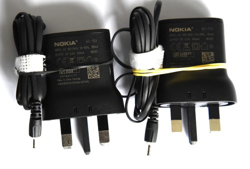 Two nokia 15x chargers - two, for